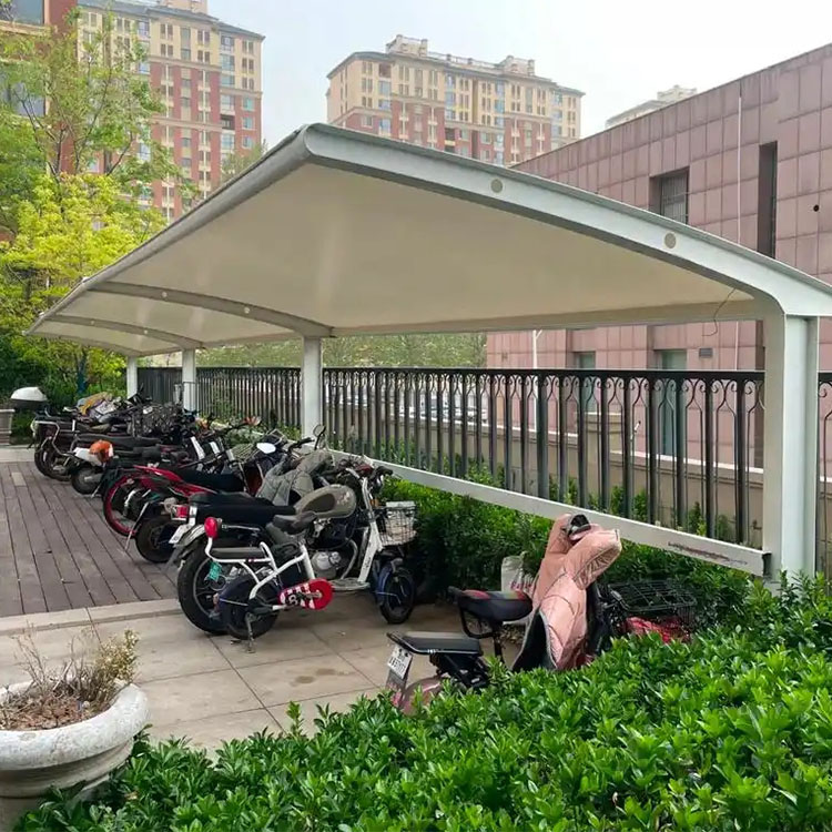 内江膜结构电动车棚